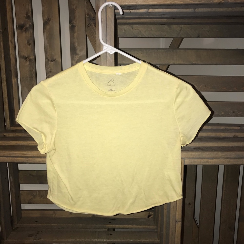 Yellow Crop Top